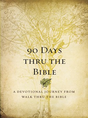 cover image of 90 Days Thru the Bible